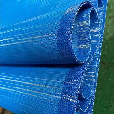 Harga yang bagus Kain Filter Tekan Spiral Poliester Sabuk Kain Pengering Spiral untuk Layar Pengering Mesin Pembuat Kertas on line