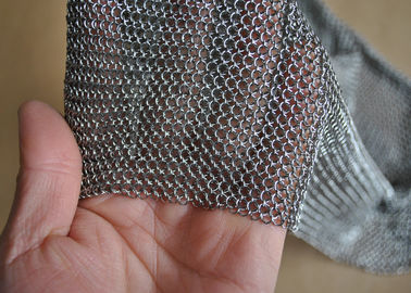 Harga yang bagus 3.81mm Cincin Dia 304L Stainless Steel Chainmail Scrubber Welded Panjang Disesuaikan on line