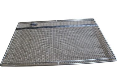 Harga yang bagus 304 Stainless Steel Wire Mesh loyang / BBQ Grill Wire Mesh SGS terdaftar on line