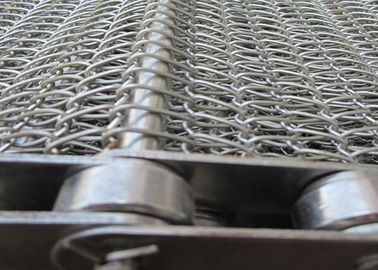 Harga yang bagus Heat Shrink Tunnel Makanan Berat Stainless Steel Kawat Kentang Metal Mesh Conveyor Belt, 304 316 baja karbon on line