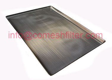 Harga yang bagus SS Layar Baki Berlubang Rectanglar, Baki Stainless Steel Mesh on line