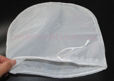 Harga yang bagus FDA LFGB Rami Organik Katun Nilon Filter Bag / Kacang Mesh Tas Susu Untuk Jus Kopi on line