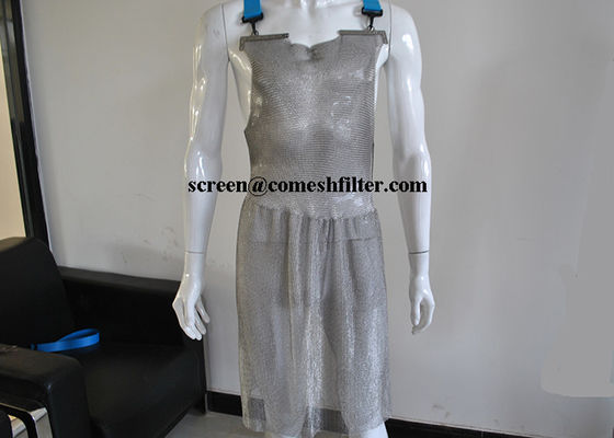 Harga yang bagus Pelindung Stainless 304L Ring Mesh Butcher Steel Apron Digunakan Untuk Memotong Daging on line