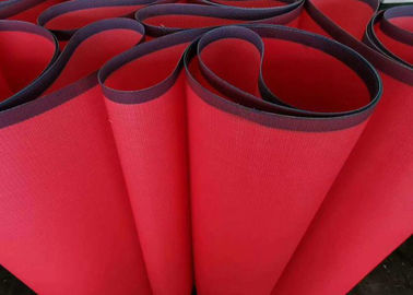 Harga yang bagus Kawat Mesh Kain Polyester Conveyor Belt Untuk Pengering, Struktur Yang Stabil on line