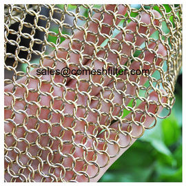 Harga yang bagus Cincin Stainless Steel dekoratif 12mm Wire Mesh on line