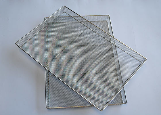 Harga yang bagus Pengeringan Sayuran Buah 1mm Stainless Steel Wire Mesh Tray on line