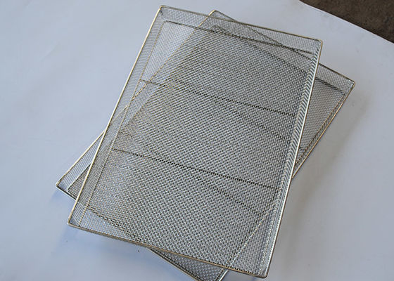 Harga yang bagus Poles Stainless Steel 1.2mm Wire Mesh Oven Tray Baking on line