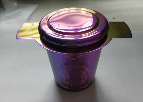 Harga yang bagus Tangani Saringan Teh Logam Mesh Halus 6,5cm SUS304 on line