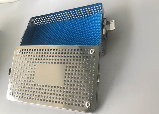 Harga yang bagus Lubang Bulat Autoclave 4mm Stainless Steel Perforated Basket on line