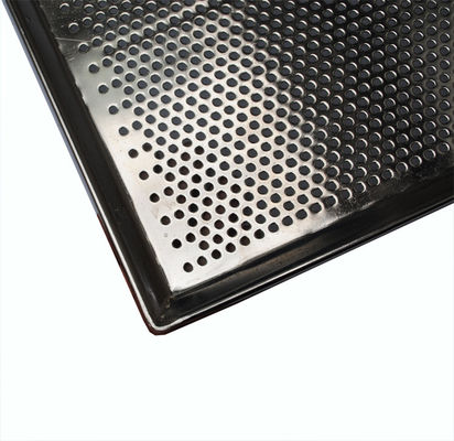 Harga yang bagus 18x26 Inch Kue Makanan 0.8mm Stainless Steel Perforated Pan on line