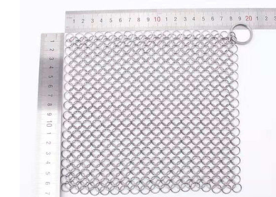 Harga yang bagus Polishing 316l Chain Scrubber Untuk Cast Iron Pan on line