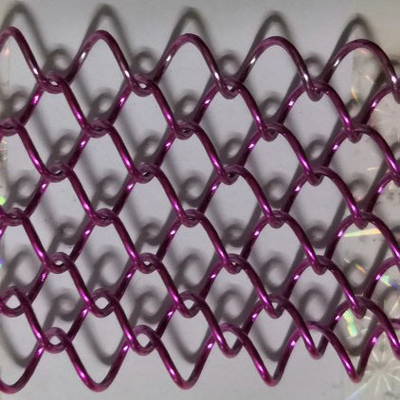 Harga yang bagus Baja Karbon 3 * 3mm Wire Mesh Dekoratif Untuk Panel Dinding Dan Langit-langit yang Ditangguhkan on line