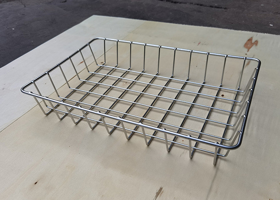 Harga yang bagus Susun Stainless Steel 316 Rectangular Wire Mesh Basket Food Grade Ukuran Disesuaikan Roti on line