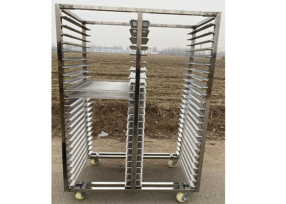 Harga yang bagus Custom Made 304 Stainless Steel Tray Rack Trolley Dapur Pendingin on line