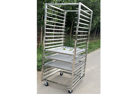 Harga yang bagus Roti 15 16 20 Tingkat Rak Stainless Steel Troli Pengeringan Kue Roti Makanan Buah on line