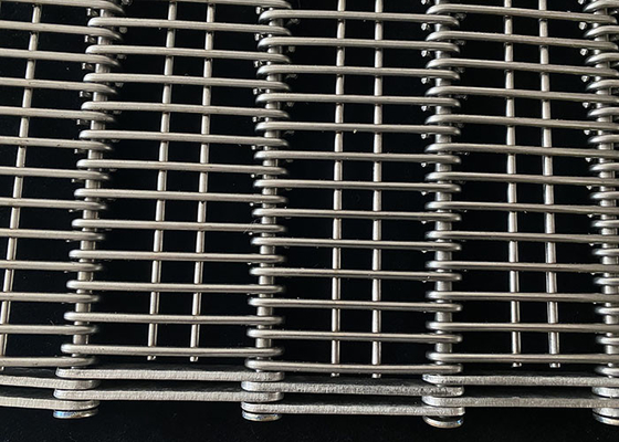Harga yang bagus 2.0mm Stainless 304 Steel Mesh Conveyor Belt Eye Link on line
