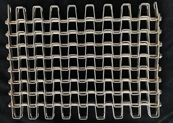 Harga yang bagus Honeycomb Flat Wire Mesh Conveyor Belt Untuk Pengolahan Makanan Terowongan Oven Pengeringan Baking on line