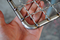 304 316 Stainless Steel Wire Mesh Tray Food Grade Ukuran Kustom Disetujui FDA