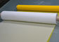 Disesuaikan Sablon Kain Mesh 74 Inch Untuk Elektronik, Warna Putih / Kuning