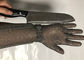 19cm Extended Cuff Chain Mail Sarung Tangan Stainless Steel Mesh Untuk Penyembelihan