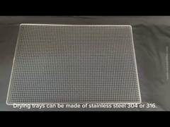 Food Grade Stainless Steel Woven Wire Mesh Pengeringan Tray