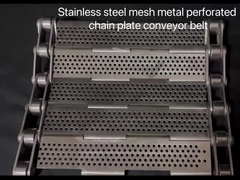 Pantai Pengangkut Plat Rantai Logam Berlubang 304 316