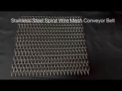 Rustless Steel seimbang tenunan spiral mesh sabuk