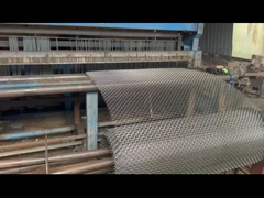 Professional Custom Kualitas Tinggi 200 Mikron Baja Ringan Woven Wire Mesh Crimped Wire Mesh Screen