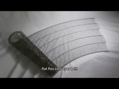 Stainless Steel Metal Wire Mesh Conveyor Belt untuk meredakan tungku terowongan oven