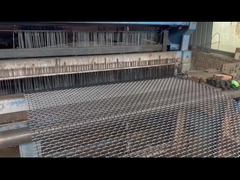 Baja tahan karat 304 316 kawat tenunan bergaris