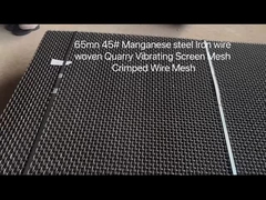 65mn 45# Manganis Baja Wire Iron Woven Quarry Vibrating Screen Mesh Crimped Wire Mesh