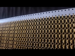 Dekoratif Aluminium Double Hook Link Screen Mesh