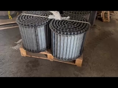 Matel steel conveyor belt untuk mesin chip