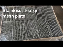 Rustless steel baking BBQ wire mesh grill mesh plate