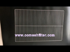 Tray dengan jaring kawat stainless steel kelas makanan