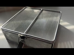 Keranjang desinfeksi kawat stainless steel mesh