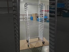 Aluminium roti pendingin baking Trolley GN Kontainer lembaran Pan Rack