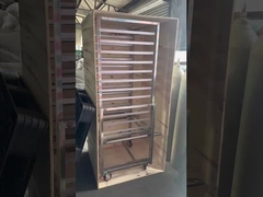 Trolley oven stainless steel