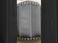 Rantai baja tahan karat dipimpin pita konveyor spiral kawat mesh