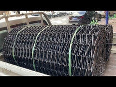 Pita konveyor kawat mesh yang digunakan untuk mesin shot blasting