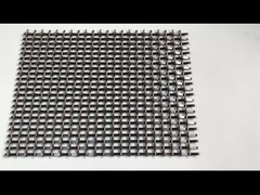 Dekorasi dinding eksterior Wire Mesh Korosi tahan perlindungan keamanan