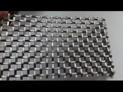 Kawat stainless steel crimped Metal Mesh Untuk dinding partisi menggunakan Untuk hotel
