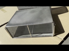 Keranjang jaring kawat stainless steel berlapis ganda yang disesuaikan