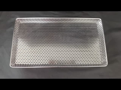 Tray baking pan logam berlubang dari stainless steel