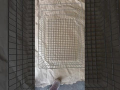 Makanan Kelas stainless steel Welded Wire Mesh Basket untuk menyimpan roti