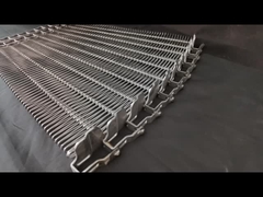 iqf Tunnel Freezer Spiral Mesh Conveyor Belt untuk menara pendingin modular