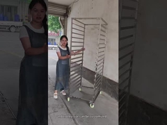 300kg beban beban 30 Tiers stainless steel kue pendingin rak buah pengeringan Trolley