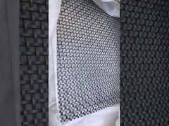 Antique Brass Bronze Dekoratif Wire Mesh Woven Mesh Stainless Steel 304 di Kabinet Pintu Layar