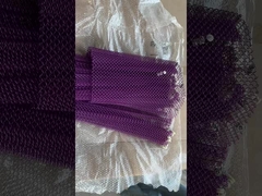 Gorden Jaring Logam Dekoratif Kumparan Aluminium Kawat Jaring Gorden Langit-Langit Rantai Tautan Strip Tirai untuk