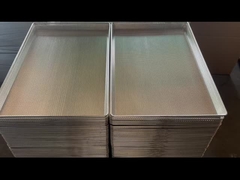 Customized Metal Dehydrator Perforated Baking Tray Baja tahan karat untuk memasak makanan